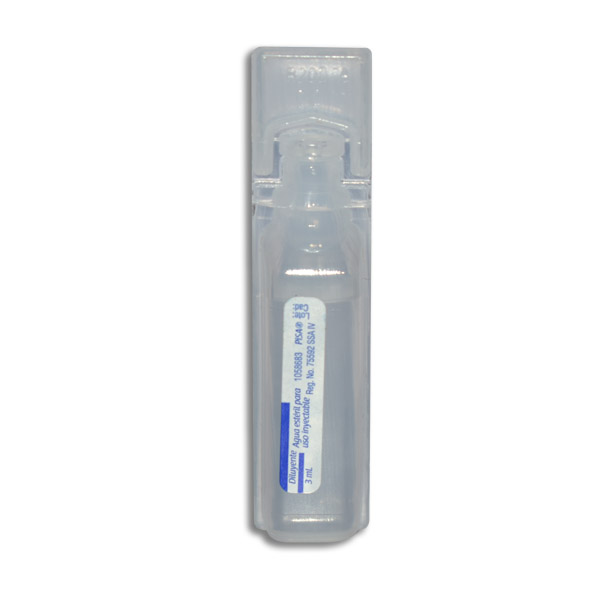 AGUA INYECTABLE 3ML FLEXOVAL Solucion 3 ml