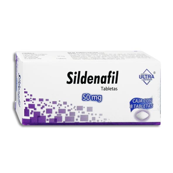 SILDENAFIL 50MG ULTRA Tabletas c/8