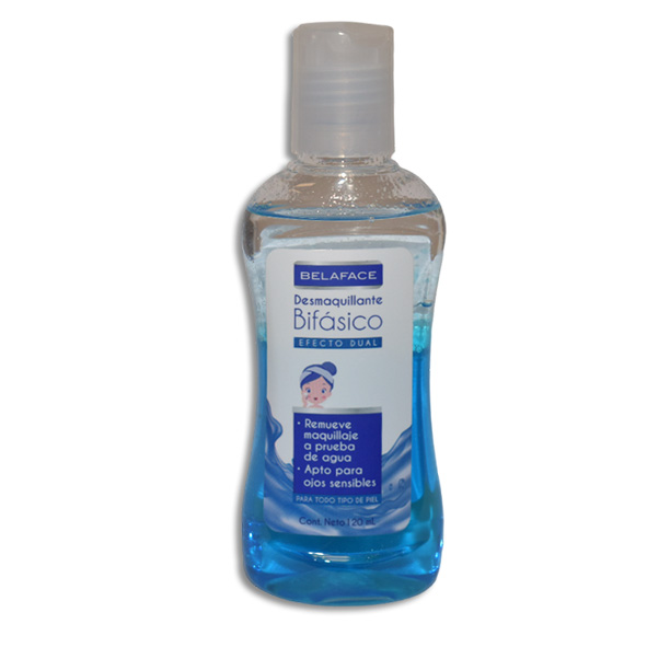 DESMAQUILLANTE BIFASICO BELAFACE Liquido 120 ml