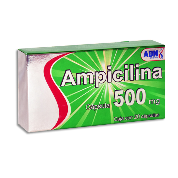  AMPICILINA 500MG ADN Capsulas c/20