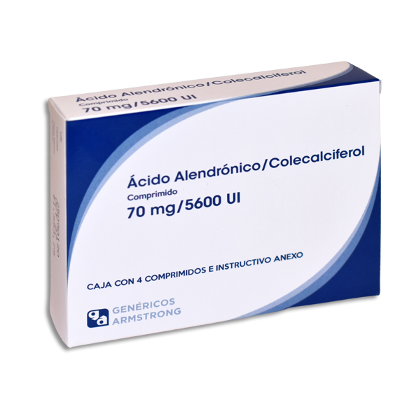 ACIDO ALENDRONICO / COLECALCIFEROL ARMSTRONG Comprimidos c/4