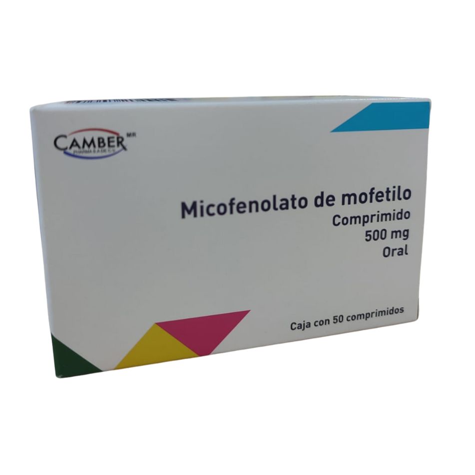 MICOFENOLATO DE MOFETILO CAMBER   Comprimidos c/50