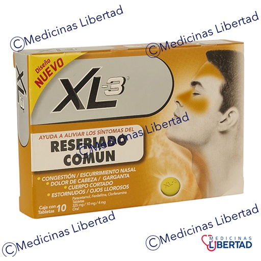 [650240052545] XL-3 ANTIGRIPAL TAB C/10