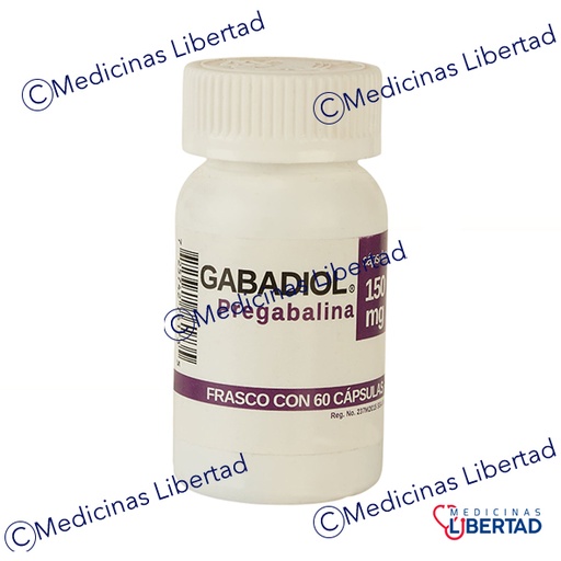 [725742761735] GABADIOL ( PREGABALINA ) 150 MG C/60 CAPSULAS