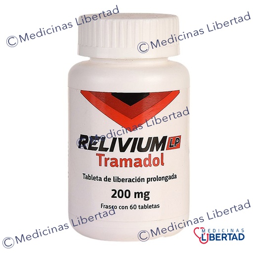 [7257427629014] RELIVIUM LP ( TRAMADOL ) 200 MG C/60 TABLETAS