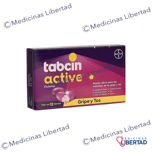 [7501008499689] TABCIN ACTIVE C/ 12 CAP