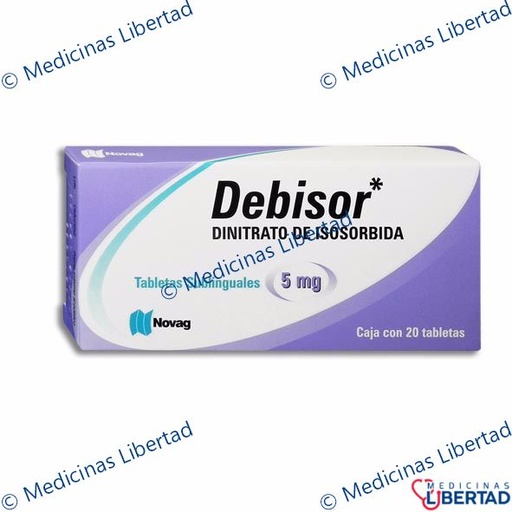 [7501075711035] DEBISOR 5MG SUBLINGUAL-TABLETAS  C/20