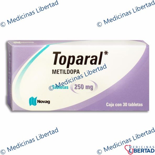 [7501075715378] TOPARAL ( METILDOPA ) TAB  C/30