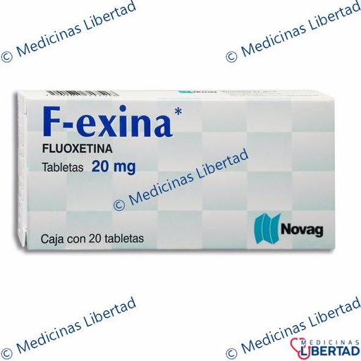 [7501075717518] F-EXINA 20MG Tabletas c/20