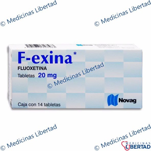 [7501075717563] F-EXINA 20 MG Tabletas c/14