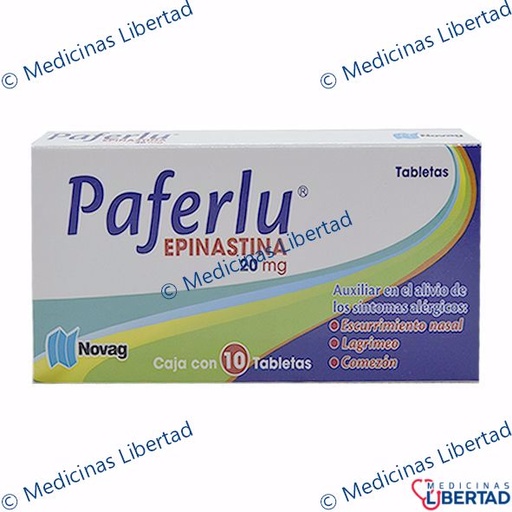 [7501075723212] PAFERLU (EPINASTINA) 20MG TAB C/10