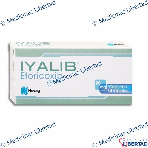 [7501075723397] IYALIB 90mg  TABLETAS C/14