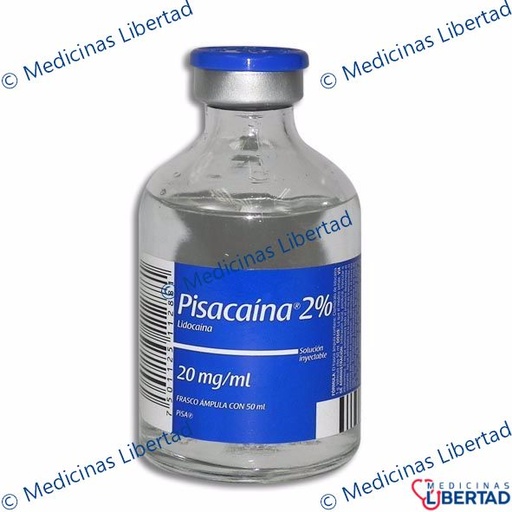 [7501125112881] PISACAINA 2% - Solucion Inyectable - 50 ml