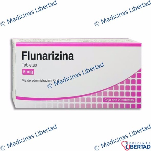 [7501471800111] FLUNARIZINA ATLANTIS 5 Mg TABLETAS c/20