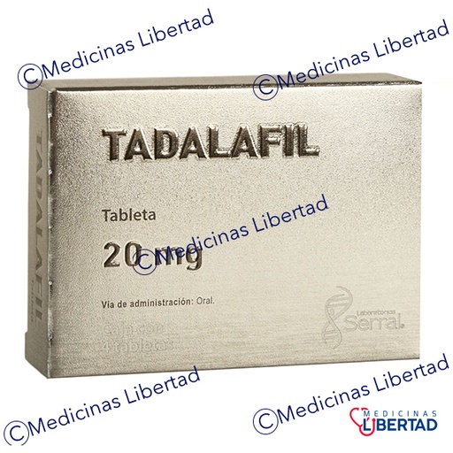 [7501258215657] TADALAFIL SERRAL 20 MG C/4 TABLETAS