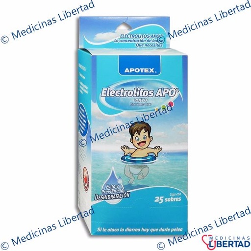 [7501277078295] ELECTROLITOS APO POLVO EN SOBRES C/25