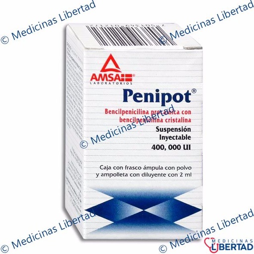 [7501349012172] PENIPOT 400,000 IU - Solucion Inyectable - c/1
