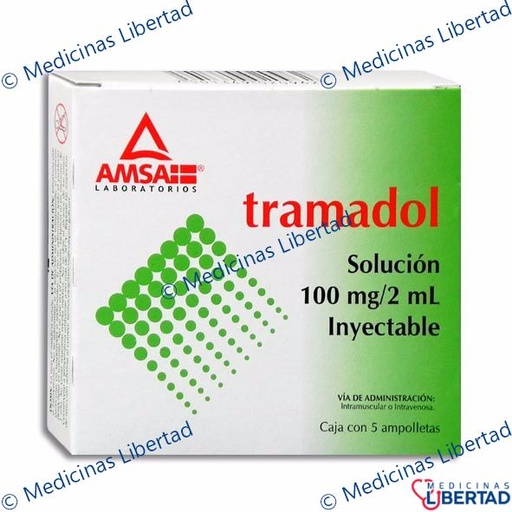 [7501349020009] TRAMADOL-AMSA- Solucion- Inyectable - ampulas c/5
