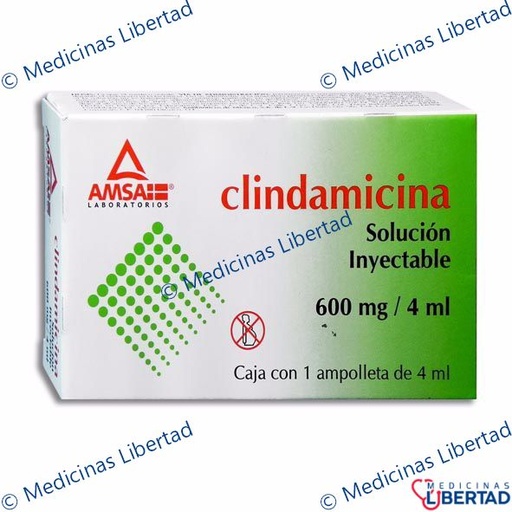 [7501349021860] CLINDAMICINA 600 MG AMSA - Solucion Inyectable - c/1