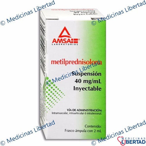 [7501349025233] METILPREDNISOLONA  AMSA - Solucion Inyectable - c/1