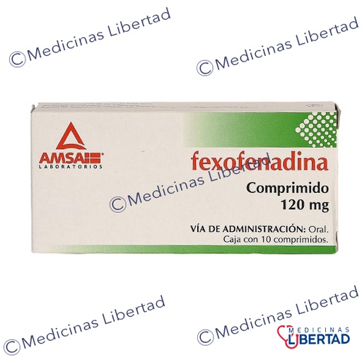 [7501349027060] FEXOFENADINA 120MG AMSA C/10