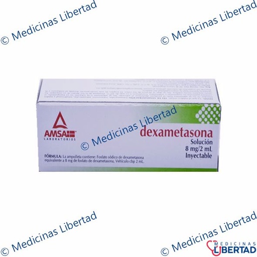 [7501349027329] DEXAMETASONA  8 MG/2ML AMSA - Solucion Inyectable - c/1