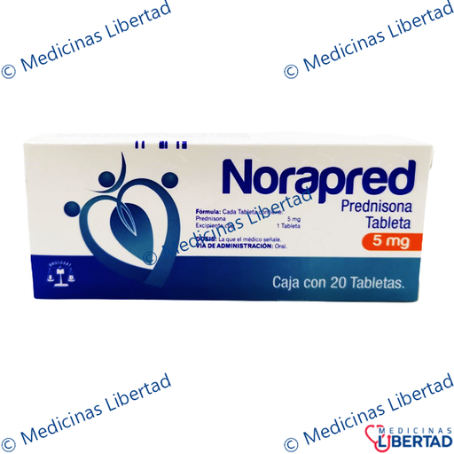 [7501537102388] NORAPRED 5MG - Tabletas - c/20