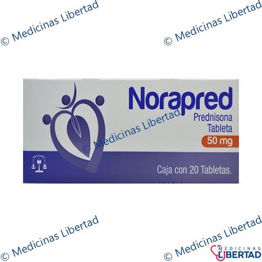 [7501537102395] NORAPRED 50MG - Tabletas - c/20