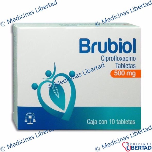 [7502208895073] BRUBIOL ( CIPROFLOXACINO )  500 TAB C/10