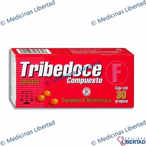 [7501537164713] TRIBEDOCE COMPUESTO F - Grageas- c/30