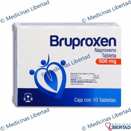 [7502208895080] BRUPROXEN 500MG Tabletas c/10
