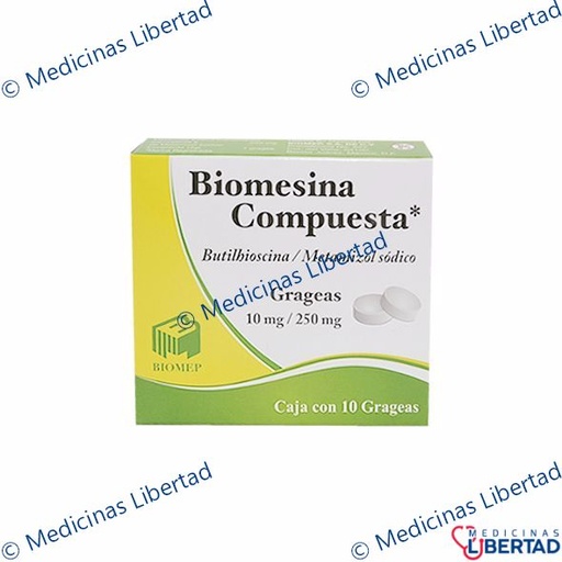 [7501573900115] BIOMESINA COMPUESTA -Grageas- c/10