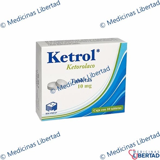 [7501573900559] KETROL 10MG. TABS. C/10
