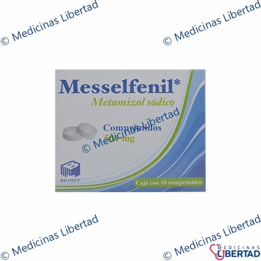 [7501573901082] MESSELFENIL ( METAMIZOL ) COMPRIMIDOS  C/10