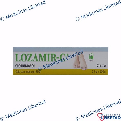 [7501573904403] LOZAMIR-C 1% CREMA C/30GR. (CLOTRIMAZOL)