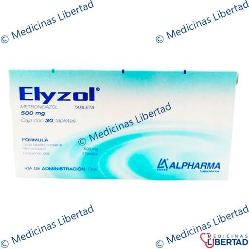 [75017095] ELYZOL 500 Tabletas c/30