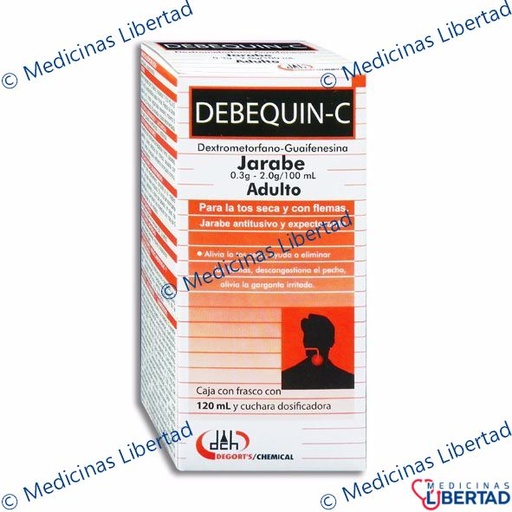 [7501825300274] DEBEQUIN- C ADULTO - Jarabe - 120 ml