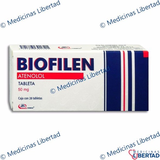 [7501825301721] BIOFILEN 50MG - Tabletas - c/28