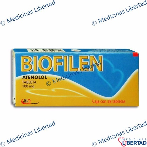 [7501825301752] BIOFILEN 100MG - Tabletas - c/28