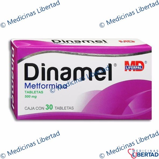 [7501836003256] DINAMEL TABLETAS 500  C/30