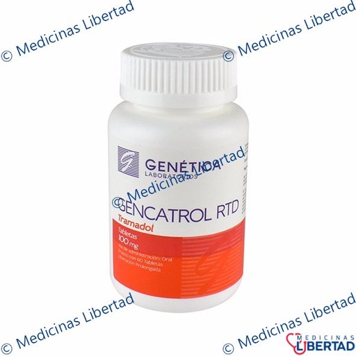 [7501842900945] GENCATROL RTD 100 MG Tabletas  c/60