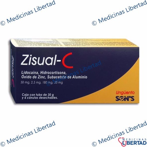 [7502001160507] ZISUAL-C UNGUENTO  30G