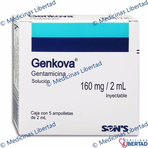 [7502001161368] GENKOVA IU 160MG INYECTABLE  C/5