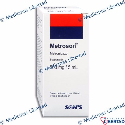 [7502001164611] METROSON SUSPENSION 250MG  120 ML