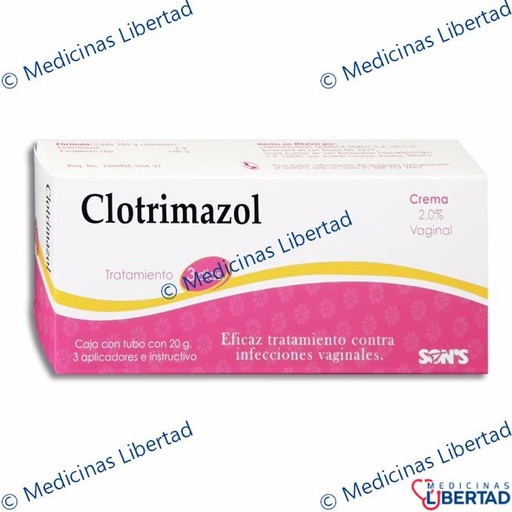 [7502001165984] CLOTRIMAZOL 2% SONS CREMA 20 G