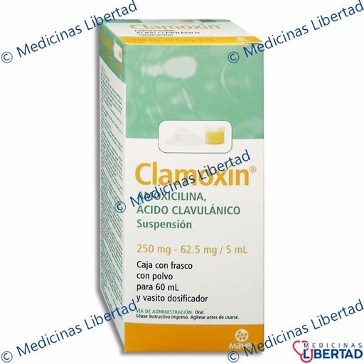 [7502009740213] CLAMOXIN 250/62.5MG SUSP 60 ML