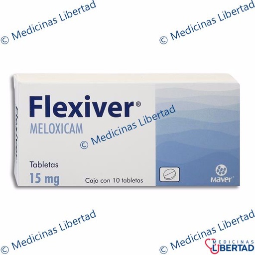 [7502009740459] FLEXIVER 15MG TABLETAS  C/10