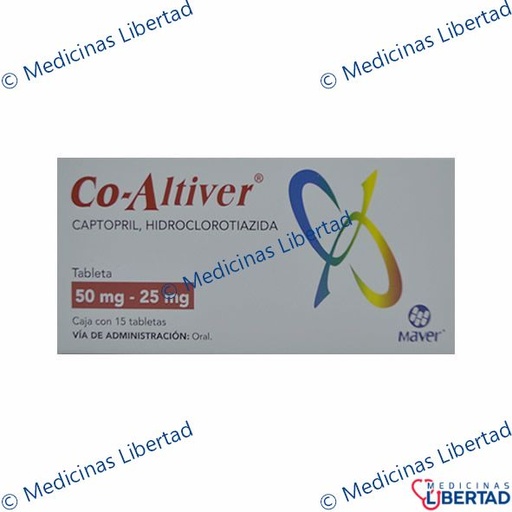 [7502009740718] CO ALTIVER 50/25MG TABLETAS  C/15
