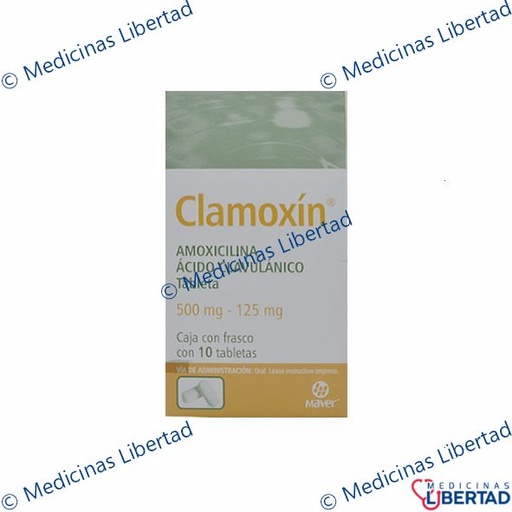 [7502009740992] CLAMOXIN 500/125MG TAB  C/10