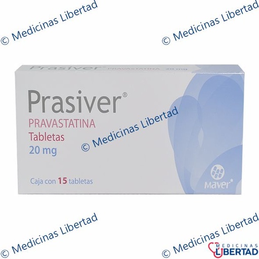 [7502009741722] PRASIVER TABLETAS 20MG  C/15
